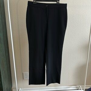 Black Dress Pants, elastic waist band approx 28" waist